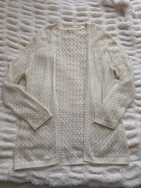 H&M Open Weave Cream Women's Cardigan